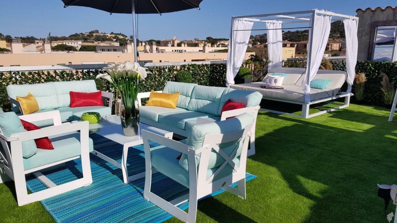Ferienwohnung Saint Tropez Sea View Penthouse Exterior foto