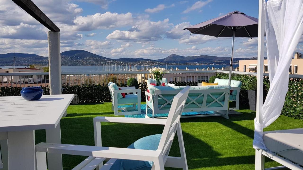 Ferienwohnung Saint Tropez Sea View Penthouse Exterior foto